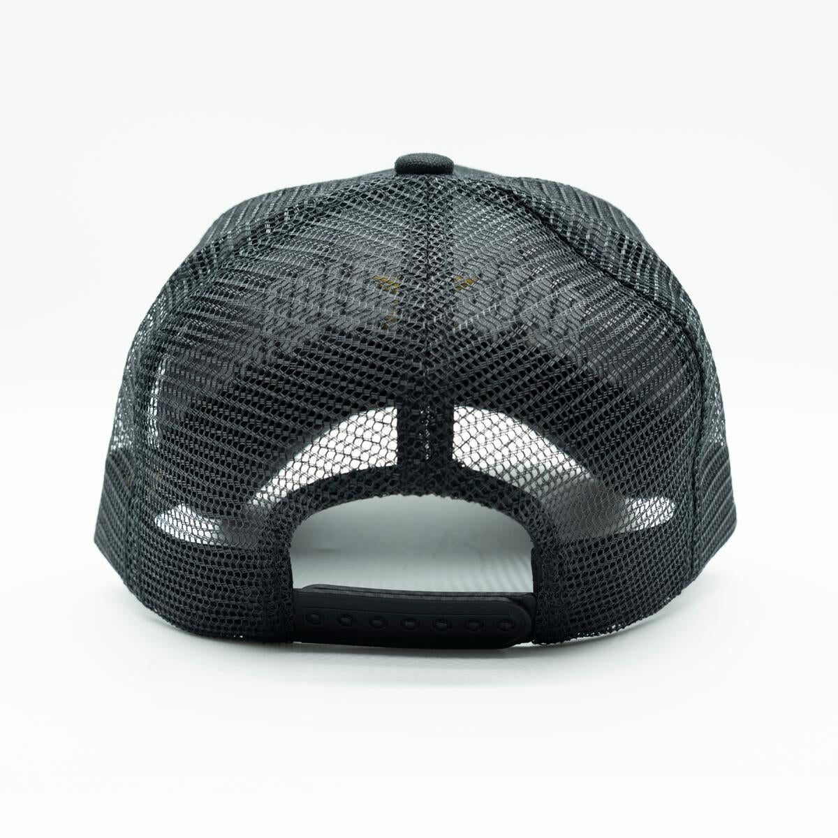 Farm racoon black  trucker hat