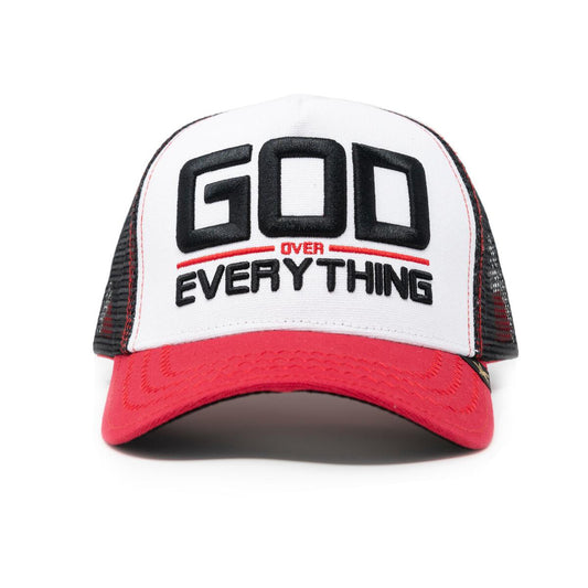 trucker hat God White/Back