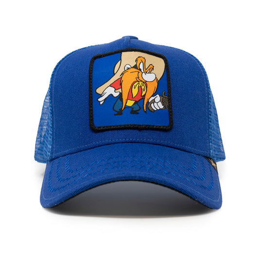 Gold Star Hat Blue (trucker)