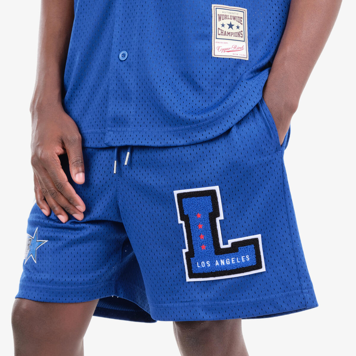 Mesh Jersey Shorts (BLUE)