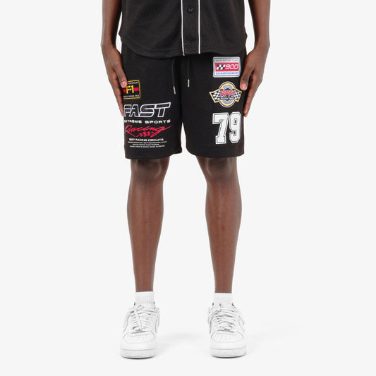 MESH RACING SHORTS (BLACK)