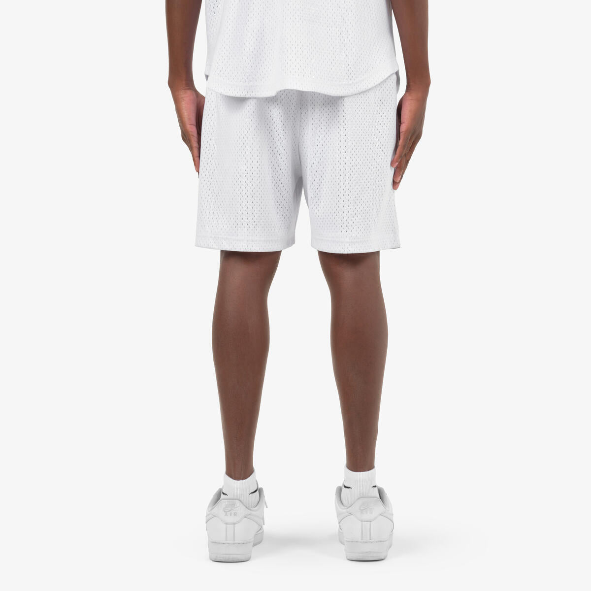 Mesh Racing Shorts (WHITE)