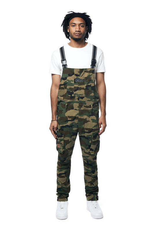 UTILITY TWILL OVERALL (WOOD CAMO)