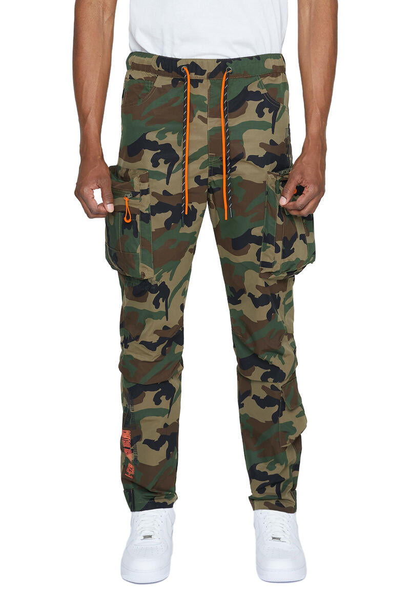 NLYON UTILITY PANTS (WOOD CAMO)