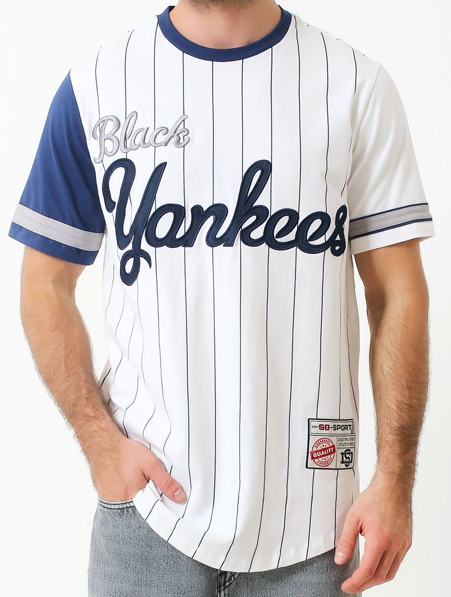 Blk Yankees jersey tee