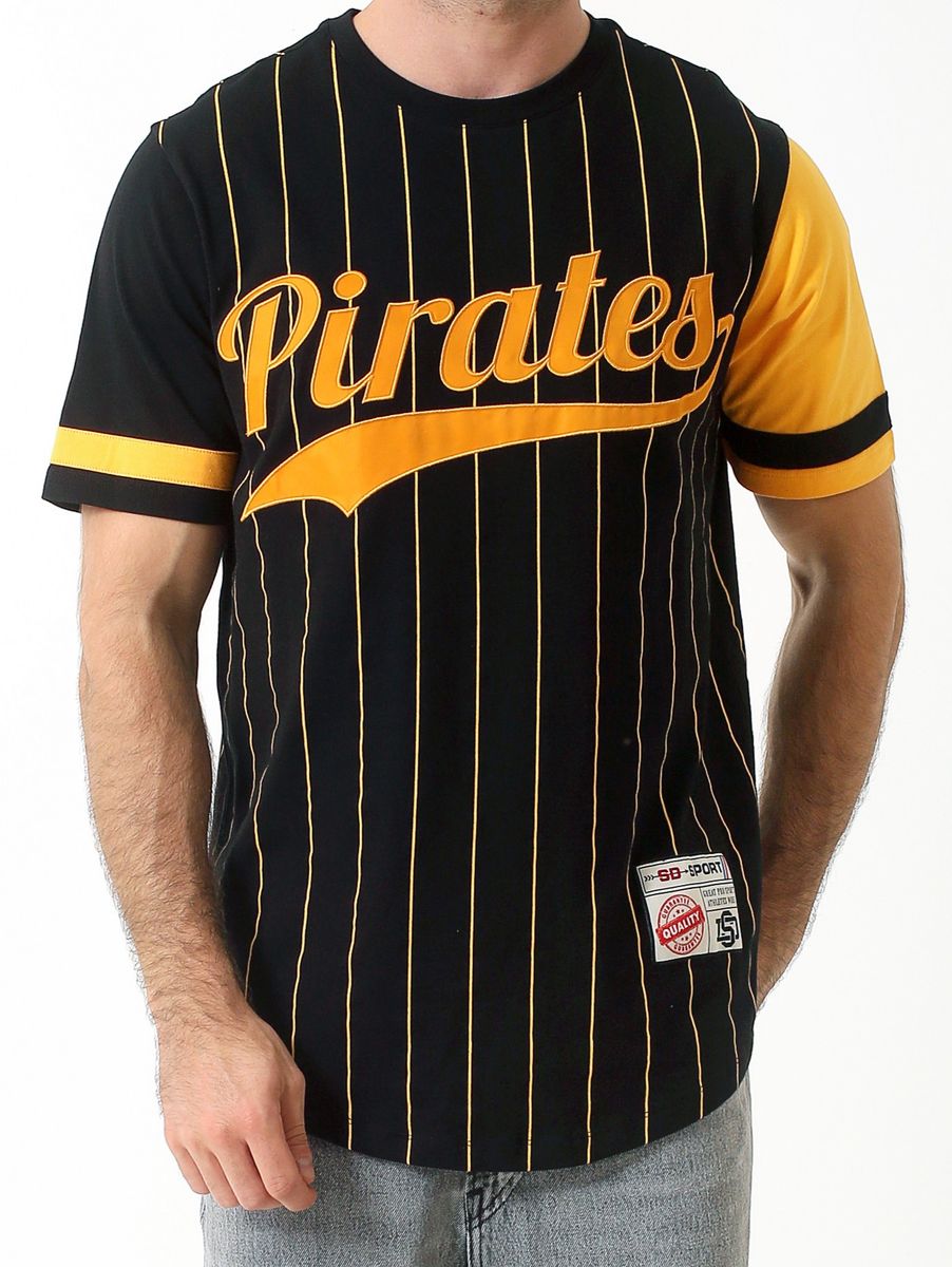 Pirates baseball jersey short sleeve