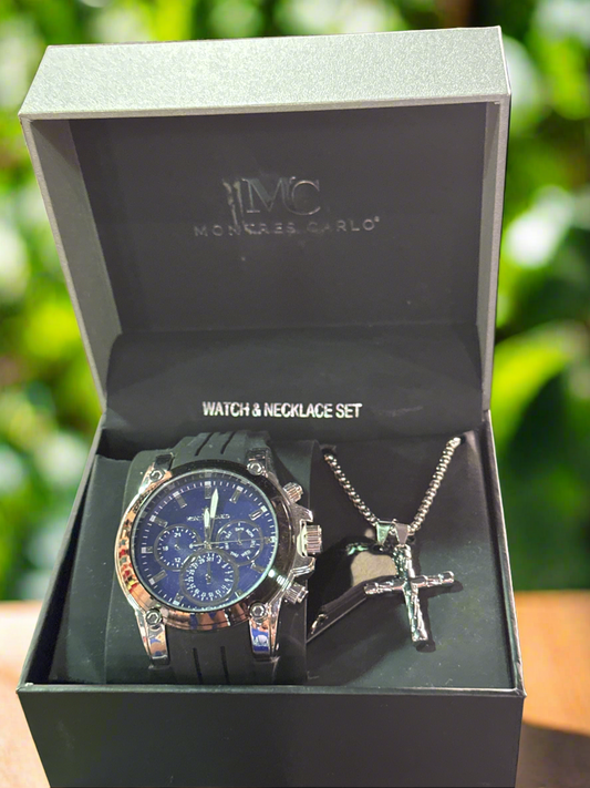 Watch and Necklace Set