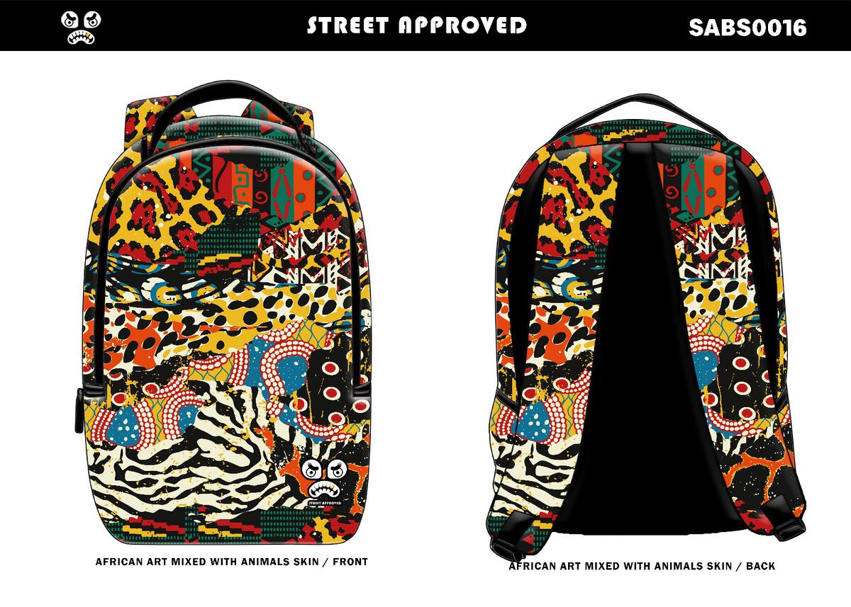 AFRICAN ART X ANIMAL SKIN (backpack)