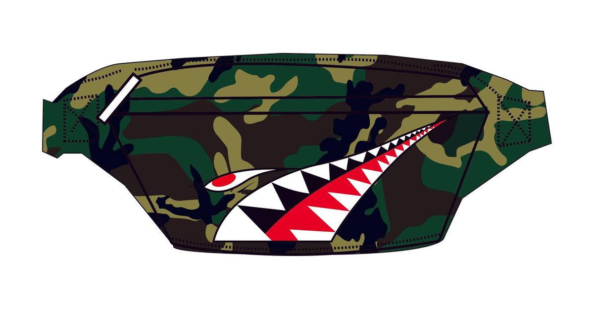 FANNY (CAMO GREEN SHARK FANNY)