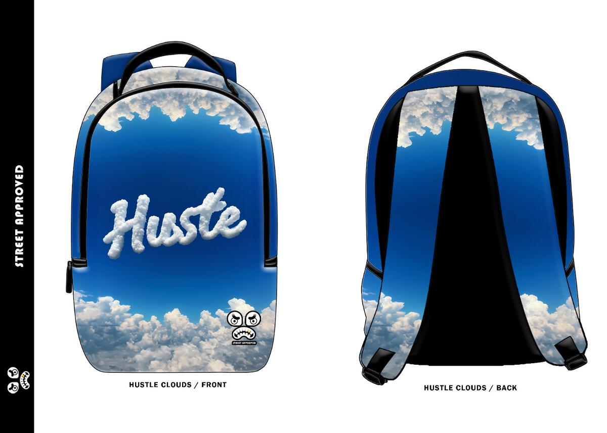 HUSTLE CLOUD (PREMIUM BACK PACK)