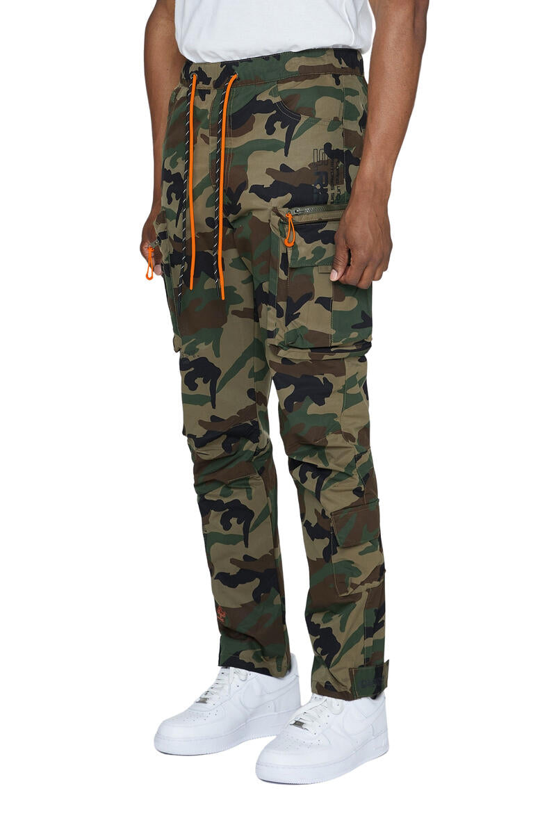 NLYON UTILITY PANTS (WOOD CAMO)